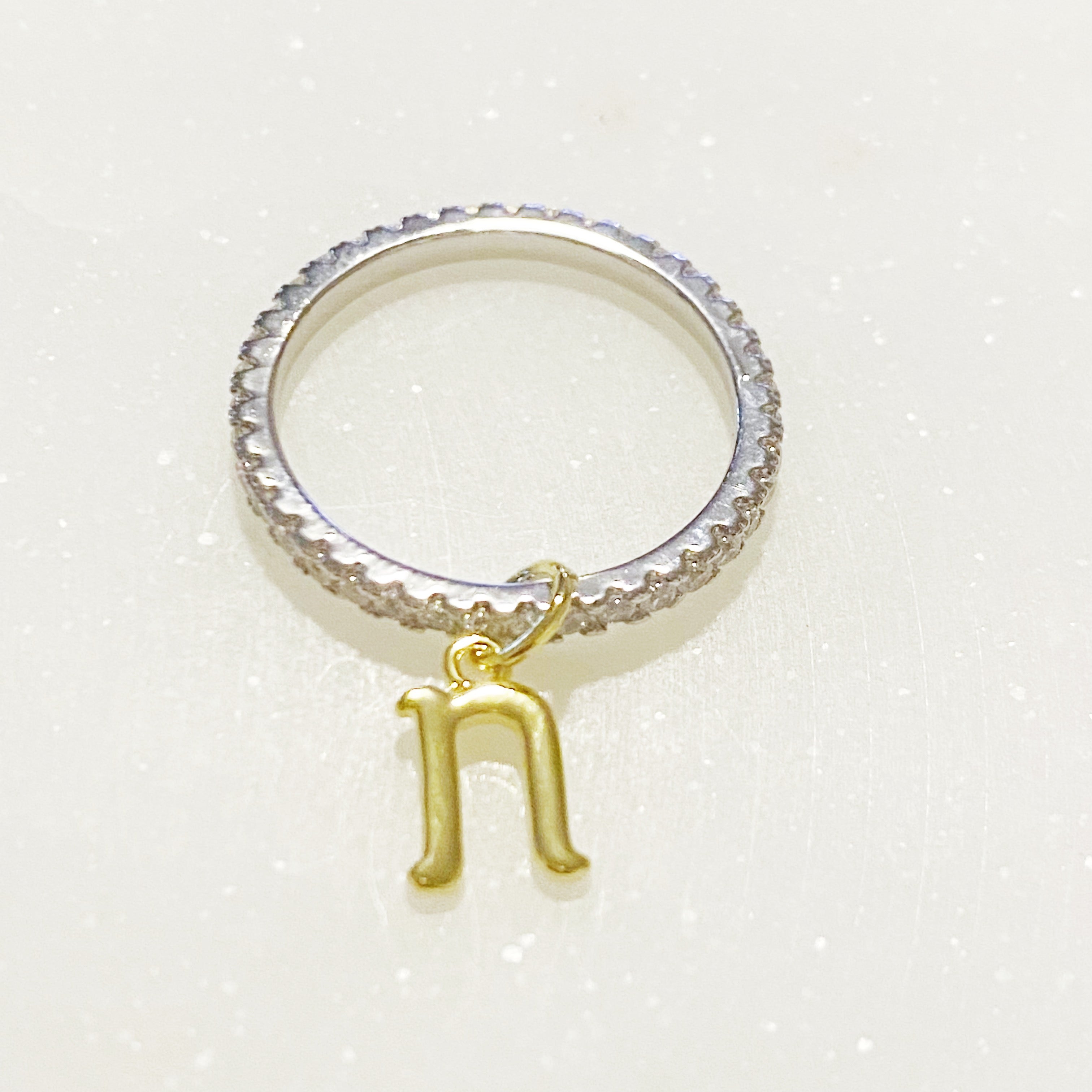 Dangle Initial Ring-16
