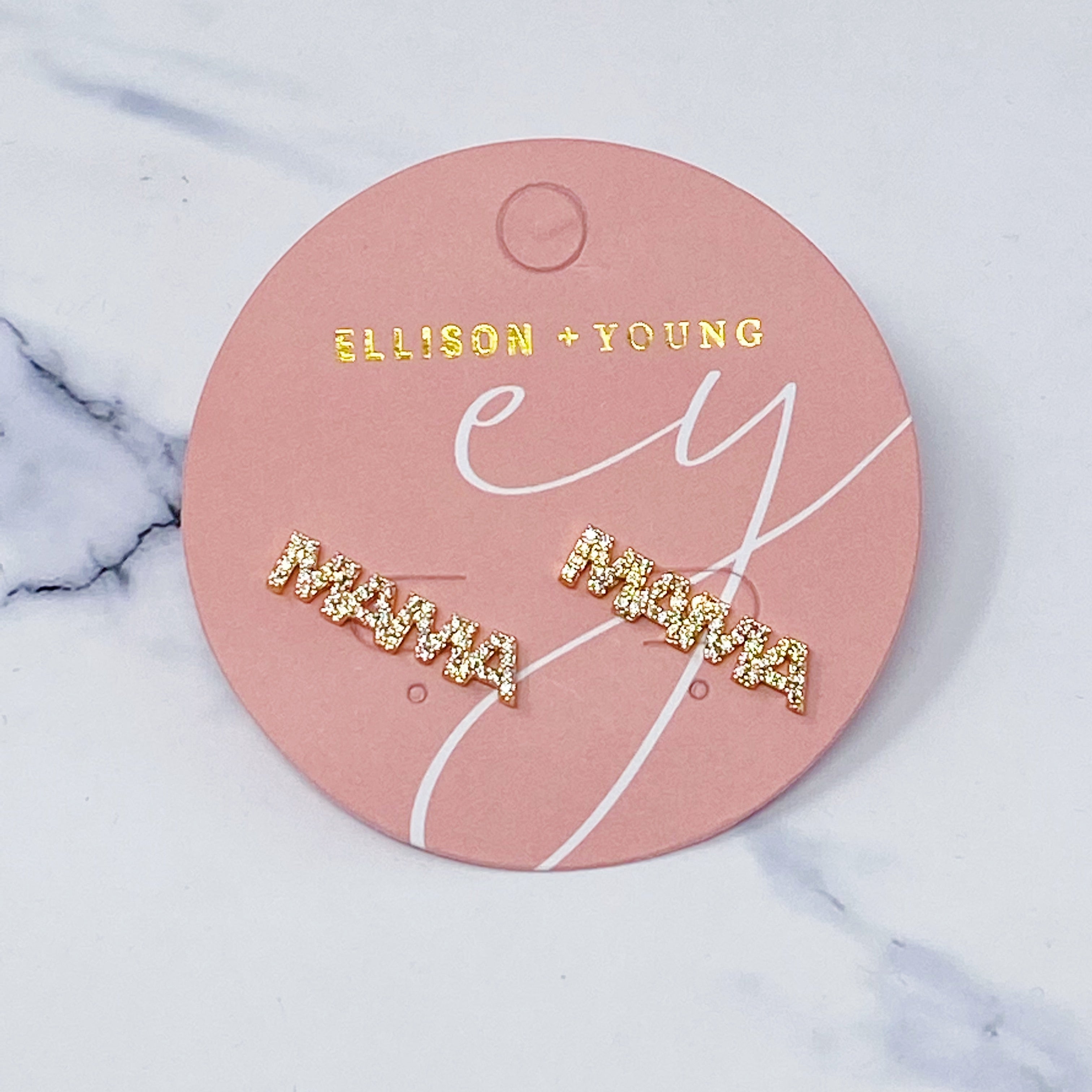 Mama Stud Earrings-2