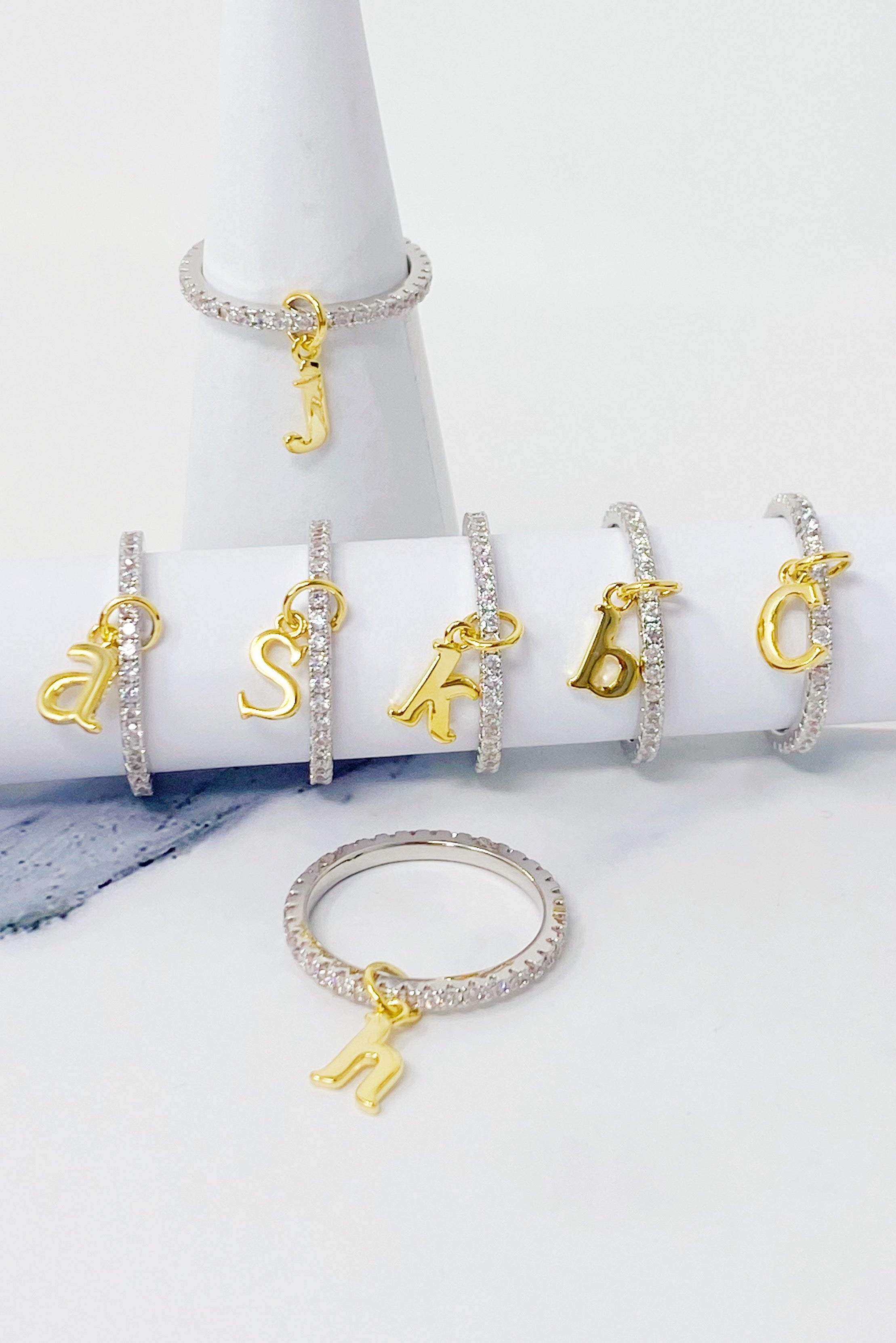 Dangle Initial Ring-1
