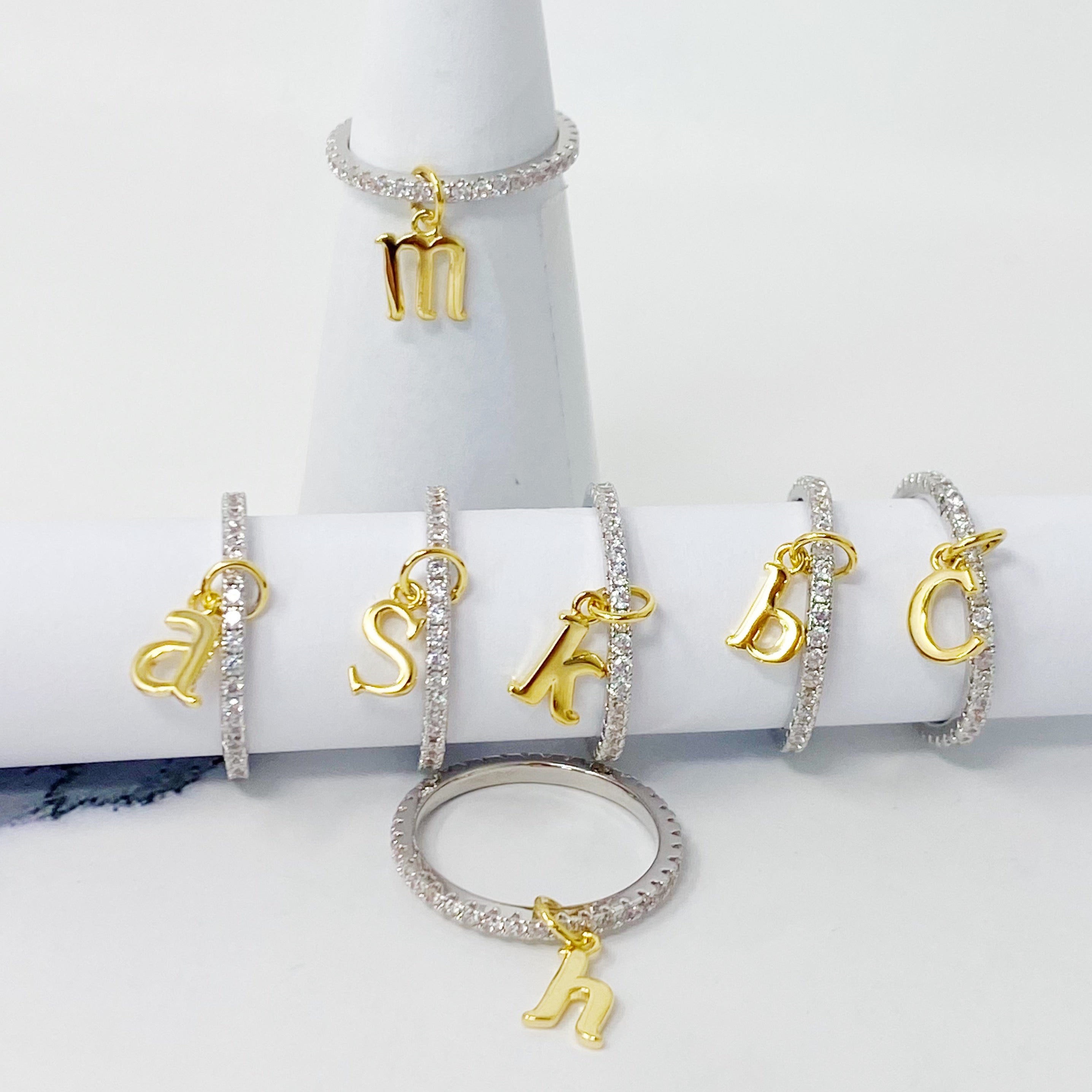 Dangle Initial Ring-0