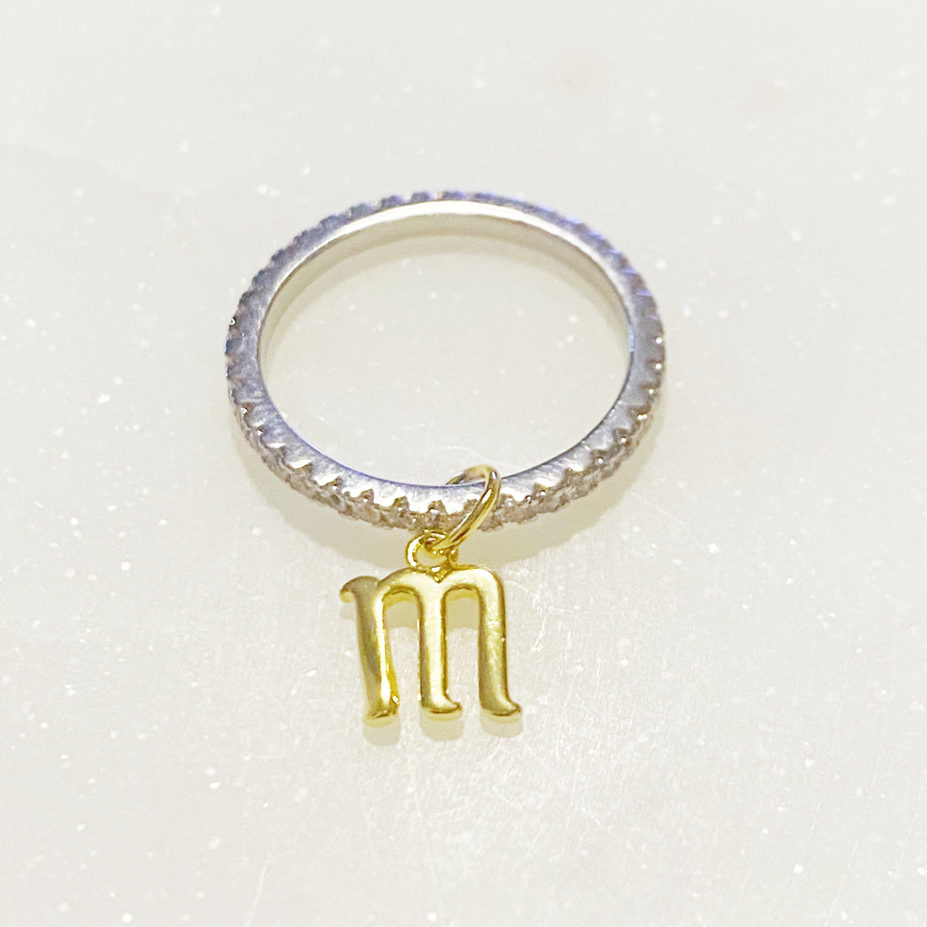 Dangle Initial Ring-15