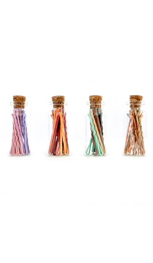 Mini Sleek Hair Bobbies  |  Beachwood Rose-1