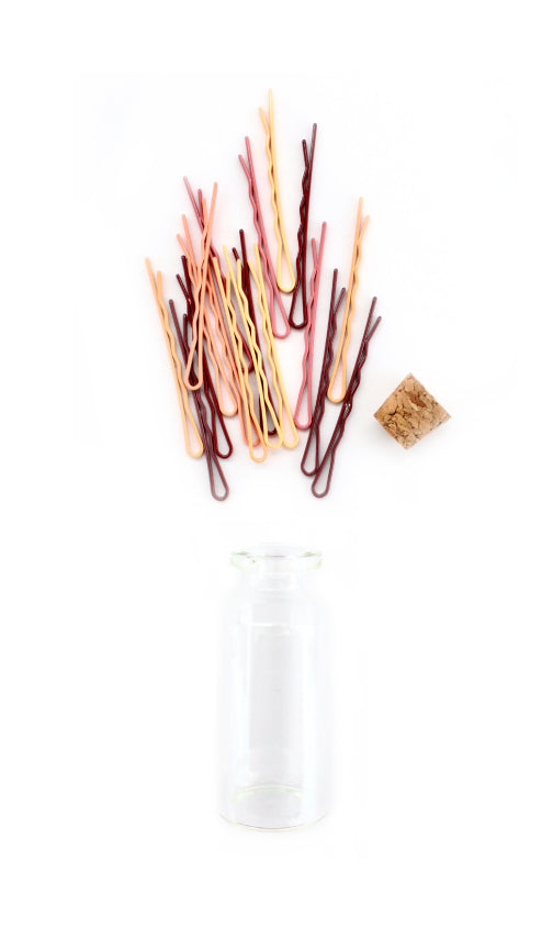 Mini Sleek Hair Bobbies  |  Beachwood Rose-0